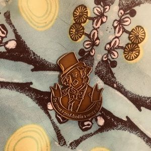 Bronze Willy Wonka Pin
